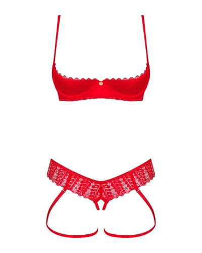 Ingridia 2-pcs crotchless set   XS/S