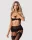 Lecille 3-pcs crotchless set - S/M