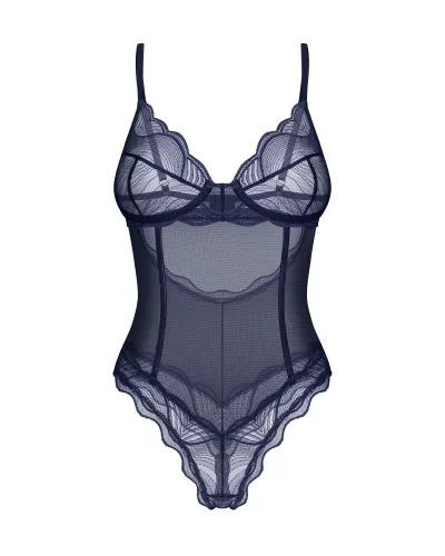 Nightly Blue crotchless teddy XS/S