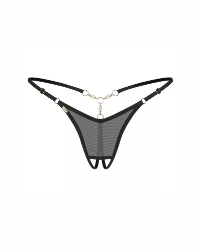 Oxaria crotchless thong L/XL