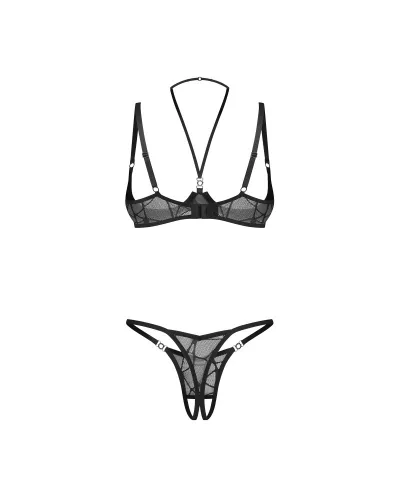 Olianna 2-pcs crotchless set   S/M