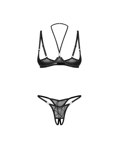 Olianna 2-pcs crotchless set  L/XL