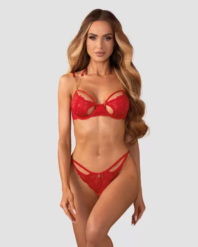 Matildea 2-pcs crotchless set   S/M