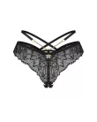 Matildea Black crotchless thong   S/M