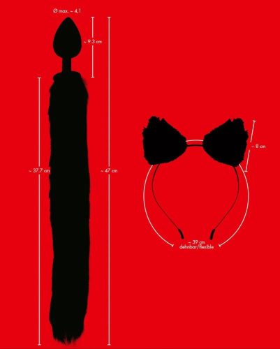 Bad Kitty Pet Play Plug & Ears