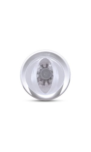 Rechargeable Roto-Bator Pussy  White/Clear/Multi