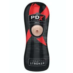 Vibrating Anal Stroker  Light/Black