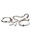 Metal Leg Cuffs  Silver