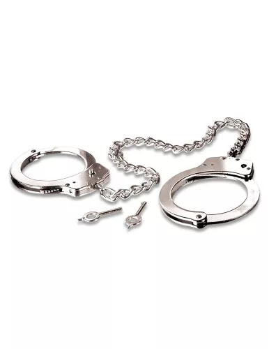 Metal Leg Cuffs  Silver