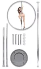 Fantasy Dance Pole  Silver
