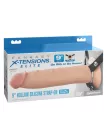 9" Silicone Hollow Strap-On Dual Density