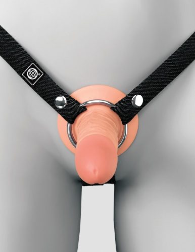 5" Silicone Hollow Strap-On Dual Density
