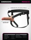 5" Silicone Hollow Strap-On Dual Density