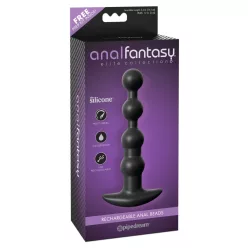 Rechargeable Anal Beads Black