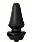Inflatable Silicone Butt Plug  Black