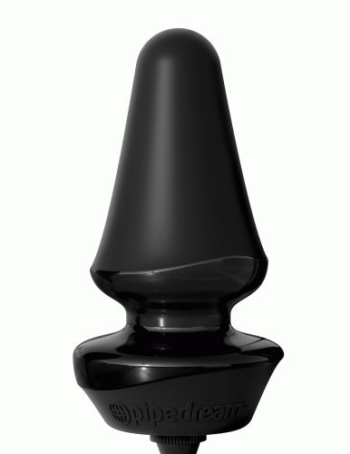 Inflatable Silicone Butt Plug  Black