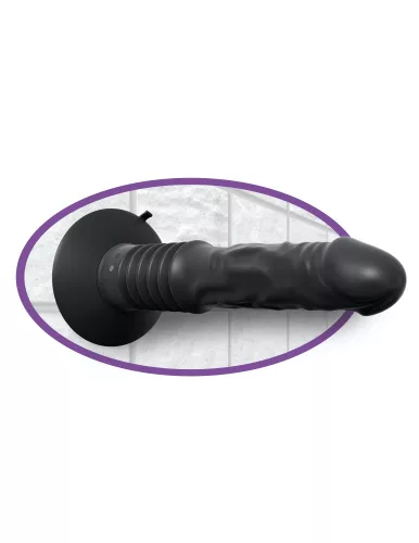 Vibrating Ass Fucker  Black