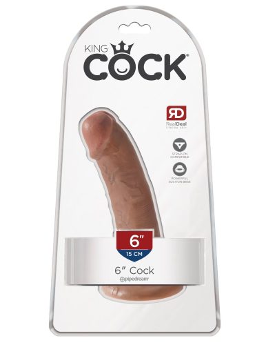 6" Cock  Tan