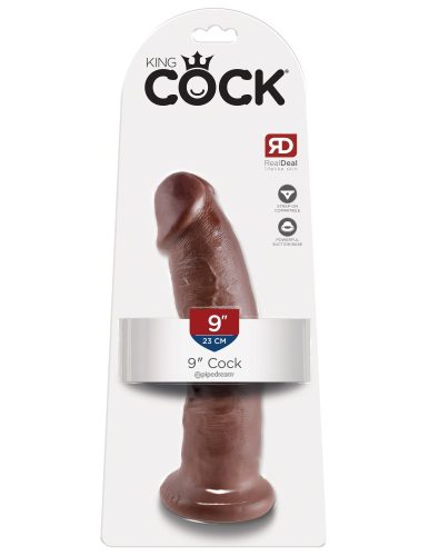 9" Cock  Brown