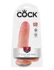 7" Cock with Balls  Light