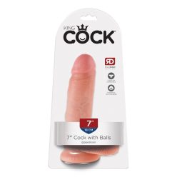 7" Cock with Balls  Light