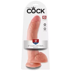 9" Cock with Balls  Light