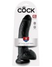 9" Cock with Balls  Black