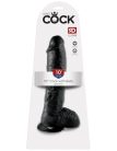 10" Cock with Balls  Black