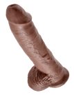 10" Cock with Balls  Brown