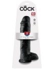 11" Cock with Balls Black