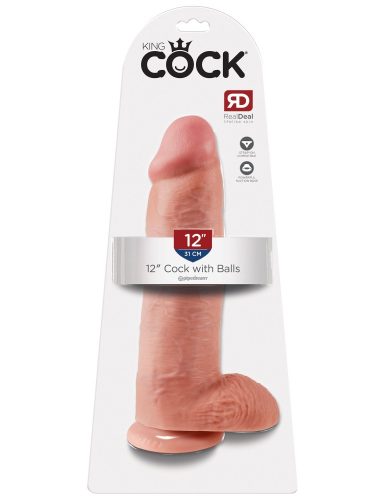 12" Cock with Balls  Light