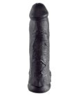 12" Cock with Balls Black
