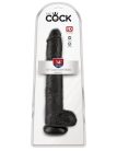 14" Cock with Balls  Black
