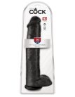 15" Cock with Balls  Black