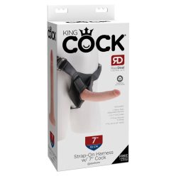 Strap on Harness with 7" Cock  Light