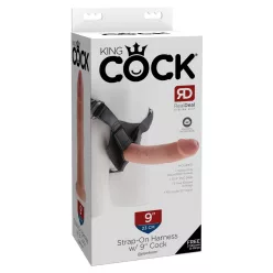 Strap on Harness with 9" Cock  Light