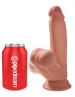 8" Triple Density Cock With Swinging Balls  Light