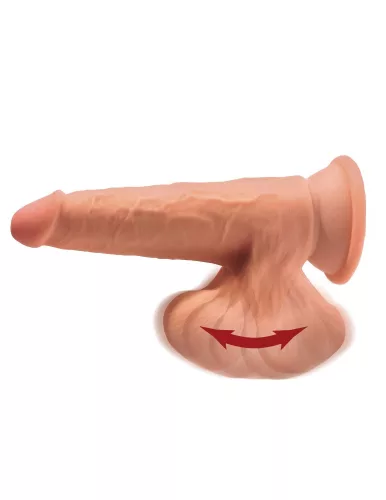 8" Triple Density Cock With Swinging Balls  Light
