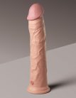 11" Dual Density Silicone Cock  Light