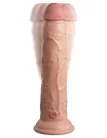 9" Dual Density Vibrating Silicone Cock with Remote  Light