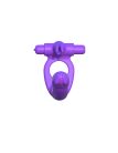 Silicone Double Penetrator Rabbit Purple