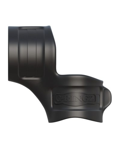 Mr. Big Cock Ring And Ball Stretcher  Black