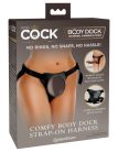 Beginner's Body Dock Strap-on Harness Black/ Black