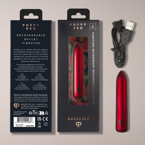 RO 90 Rechargeable bullet - Poppy Red