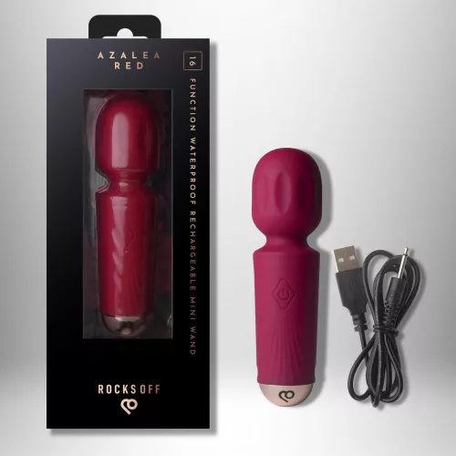 Rechargeable Mini Wand - Azalea Red