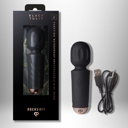 Rechargeable Mini Wand - Black Tulip