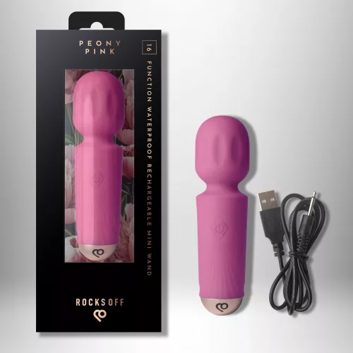 Rechargeable Mini Wand - Peony Pink
