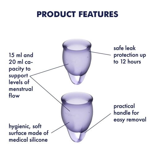Feel confident Menstrual Cup Lilla