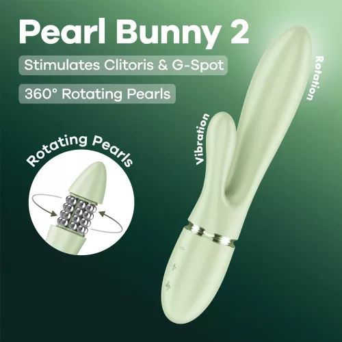 Pearl Bunny 2 - light green