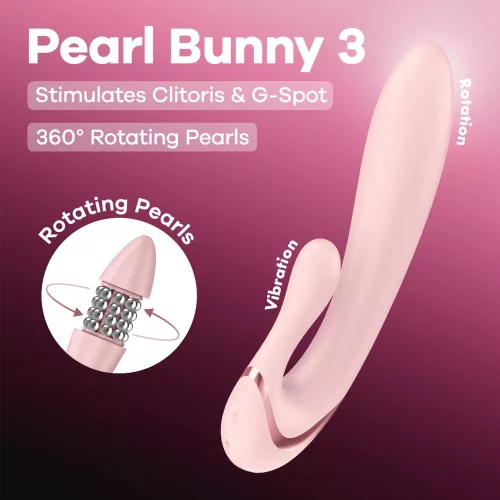 Pearl Bunny 3 - rose